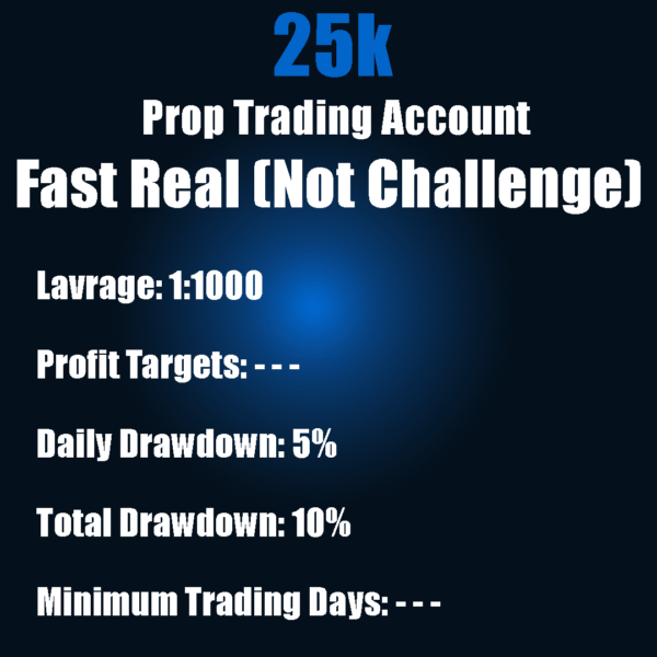 $25K Prop Trading Account - Fast Real Account (No Challenge)