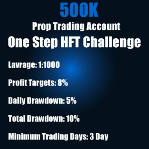 $500K Prop Trading Account - One Step HFT Challenge